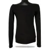 Ladies T-shirt with long sleeves Barrsa Lady black