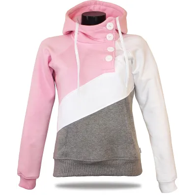 Dámska luxusná mikina Barrs Tricolor Pink/Grey