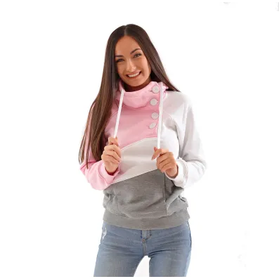 Dámska luxusná mikina Barrs Tricolor Pink/Grey