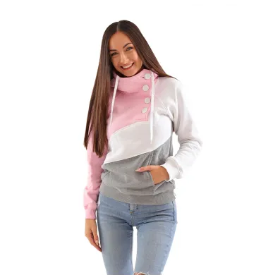 Dámska luxusná mikina Barrs Tricolor Pink/Grey