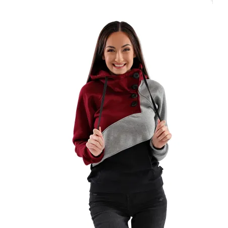 Women's luxury sweatshirt Barrsa Tricolor Black/WR