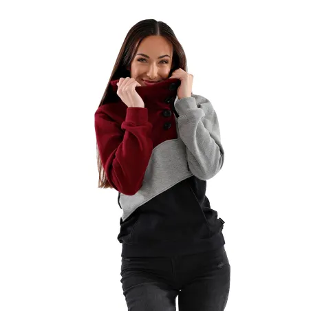 Women's luxury sweatshirt Barrsa Tricolor Black/WR