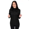Dámska mikina s kapucňou a zipsom Barrsa Pattern Grey Camo/Black