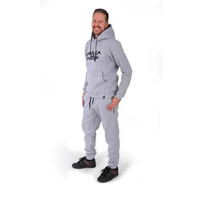 Pánska mikina s kapucňou Barrs City Spirit grey