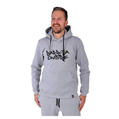 Pánska mikina s kapucňou Barrs City Spirit grey