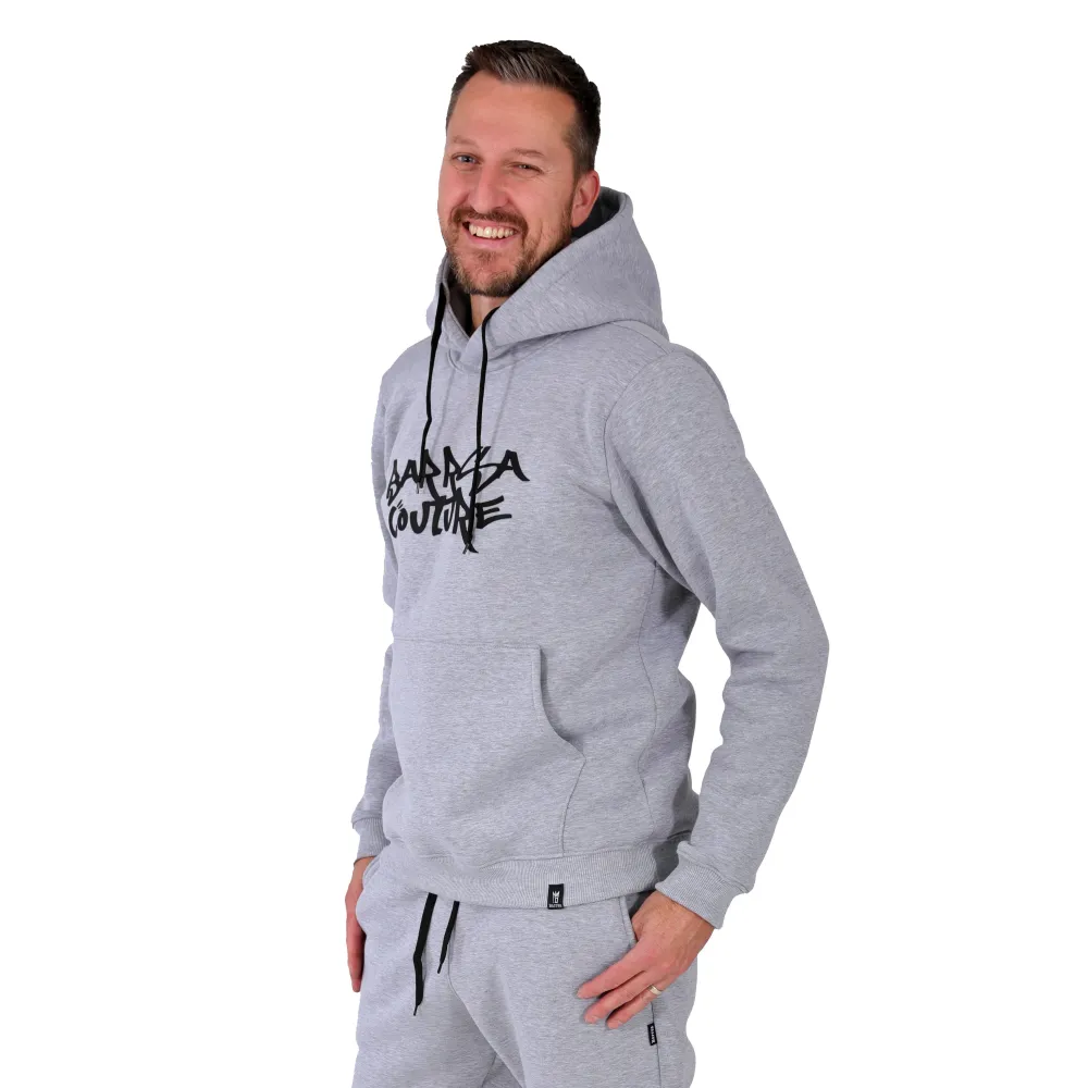 Pánska mikina s kapucňou Barrs City Spirit grey
