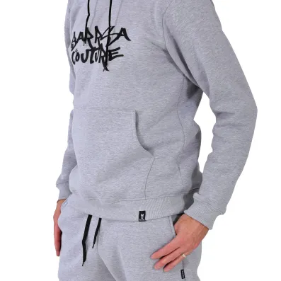 Pánska mikina s kapucňou Barrs City Spirit grey