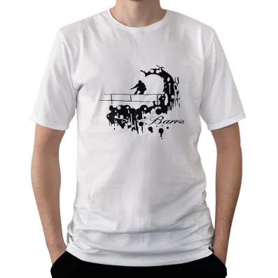 Pánské tričko Barrsa Skater WHT