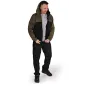 Men's zip-up hoodie Barrsa Hunter Black / Khaki