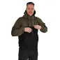 Men's zip-up hoodie Barrsa Hunter Black / Khaki