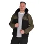Men's zip-up hoodie Barrsa Hunter Black / Khaki