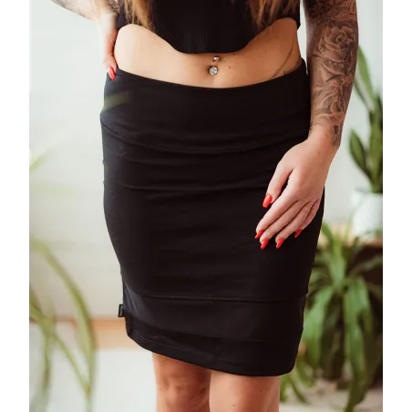Dámská sukně Barrsa Slantlace Black