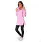 Dámska mikina s kapucňou cez hlavu Barrsa Enigma pink