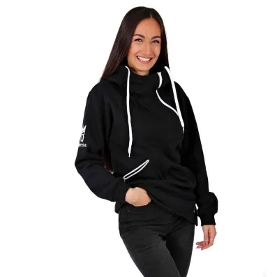 Barrsa Frozen Red/Black – Women’s pull over hoodie
