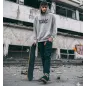 Pánska mikina s kapucňou Barrs City Spirit grey