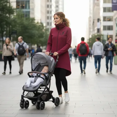 Dámsky kabátik Barrsa Longita Jacket 3D Bordo