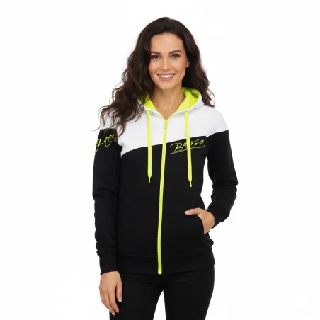 Barevná limetková mikina či bunda pro ženy, česká značka, softshell, bavlna