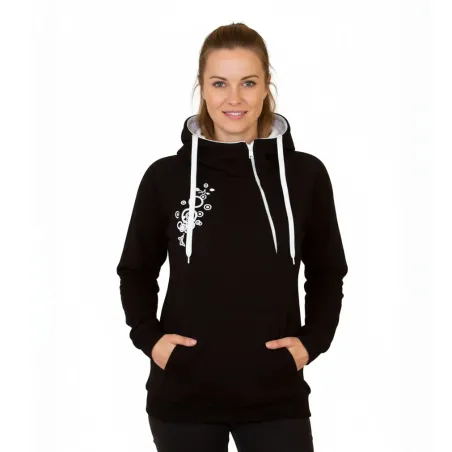New Galax B/W – Women’s pull over hoodie