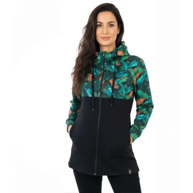 Dámska mikina s kapucňou na zips Barrsa Comfort / Black