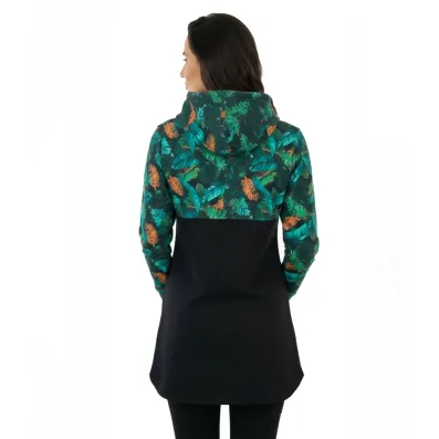 Dámska mikina s kapucňou na zips Barrsa Comfort / Black