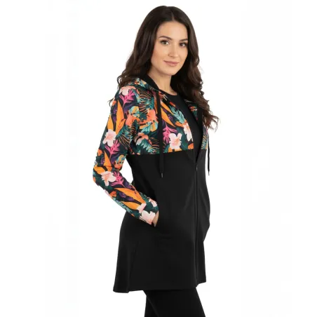 copy of Dámska mikina s kapucňou na zips Barrsa Comfort / Black