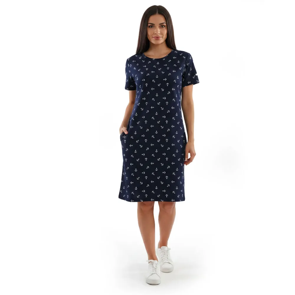 Dámské šaty Barrsa / Carolina Anchor / blue