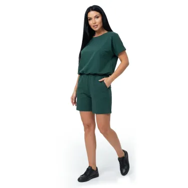 overal, khaki, kapsy, elegantní